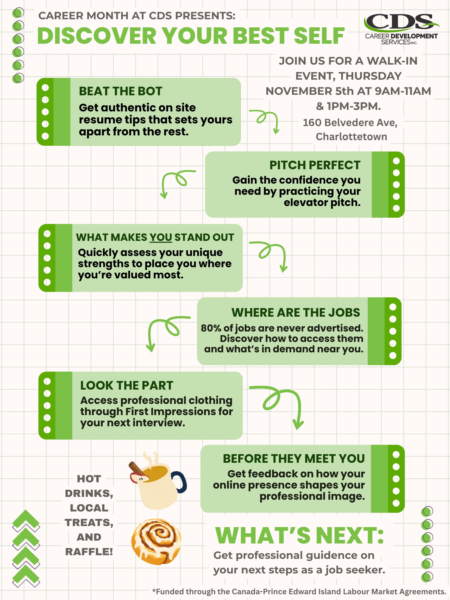 Discover Your Best Self — Career Month at CDS poster